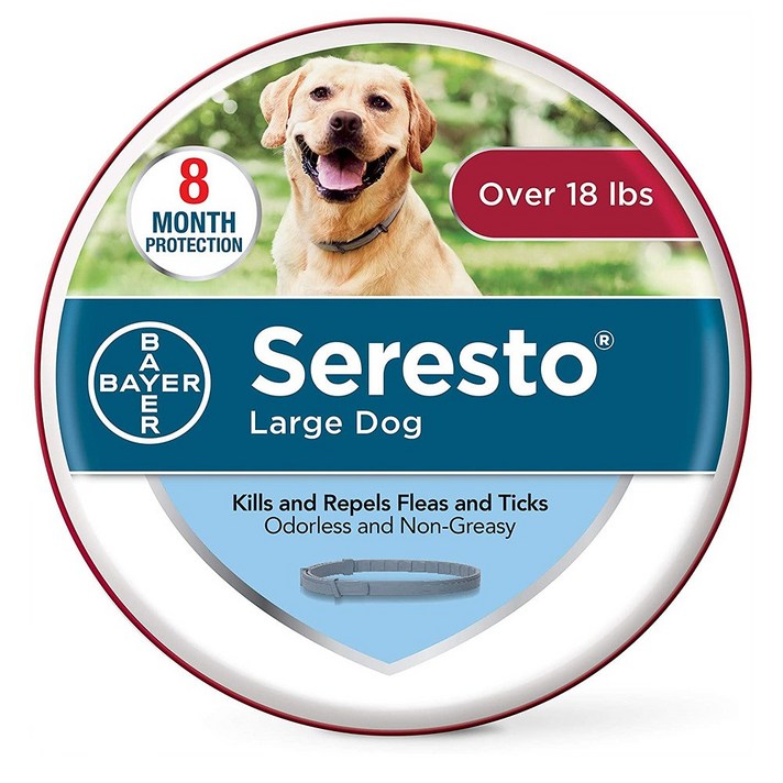Seresto 8개월지속 대형견 세레스토 진드기퇴치 목줄 강아지 산책 필수품