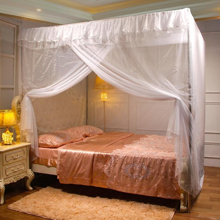 나뭇잎캐노피 사무실 이케아 침대 싱글 도어 구식 1.2 모기장 2.0x2.2 두꺼운, 더블 와이어 싱글 도어 퍼플 브래킷 제외, 1.2m 4 피트 침대