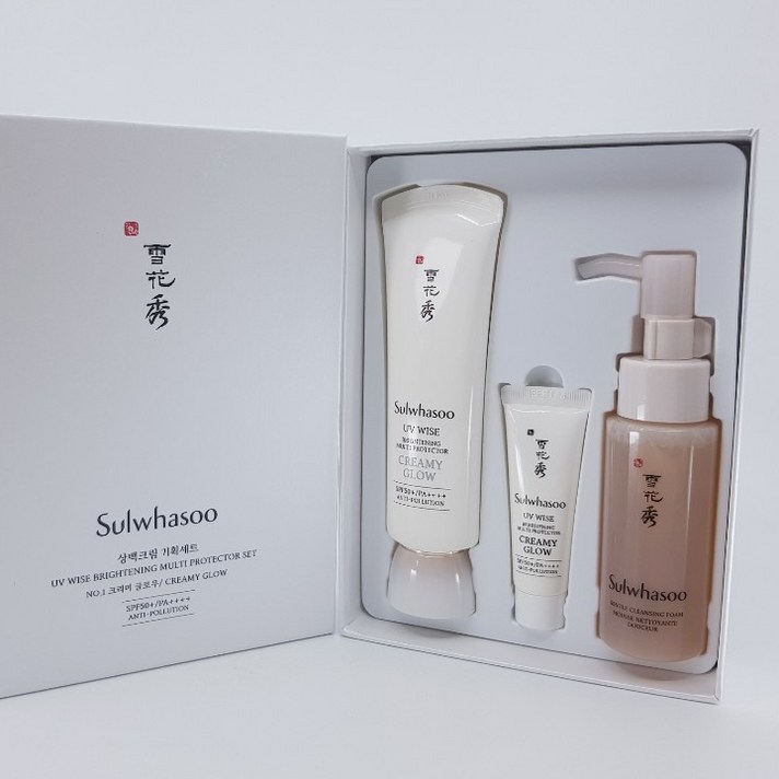 설화수 상백크림 50ml 기획세트(신상품)NO.1크리미글로우 NO.1크리미글로우, 1세트