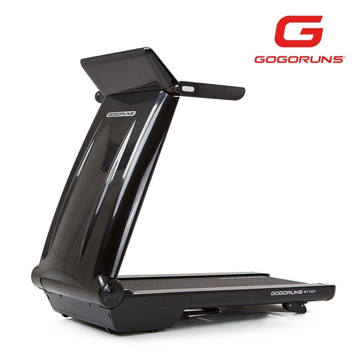 고고런5 접이식 런닝머신, 블랙
