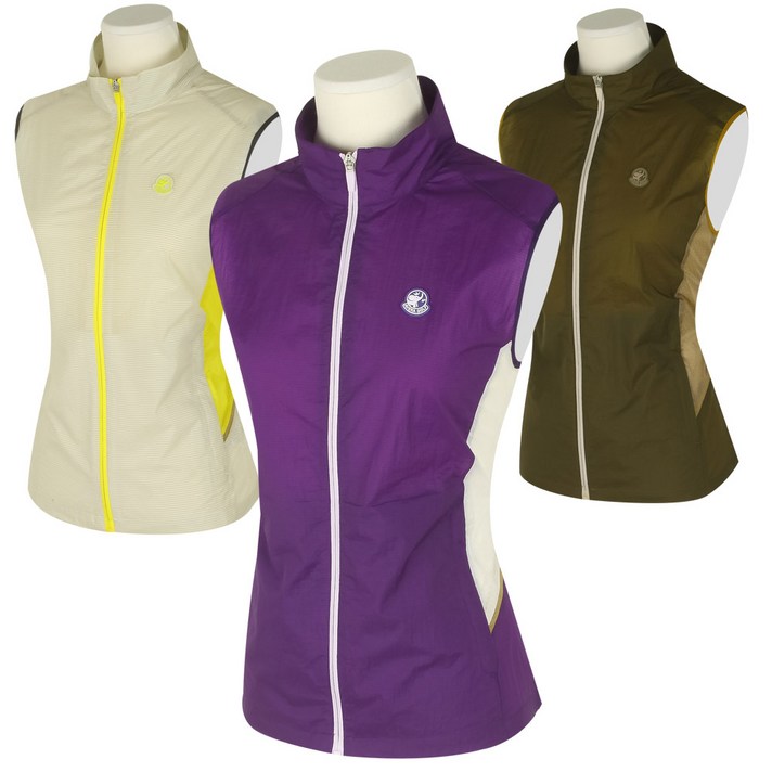 봄여름 여성 망사 경량 골프조끼 골프웨어 VSAV-2103