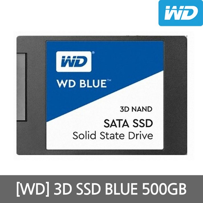 WD Blue 3D SSD 500GB 2.5인치 노트북용 컴퓨터용, 단일상품, 단일상품