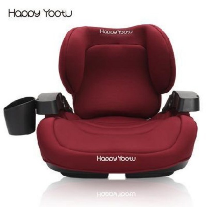 아기 카시트 차량용 유아 안전 뒷좌석 보조 독일 해피유토 자동차용 어린이 깔창 3-12세 ISOFIX, 04 시크 블랙