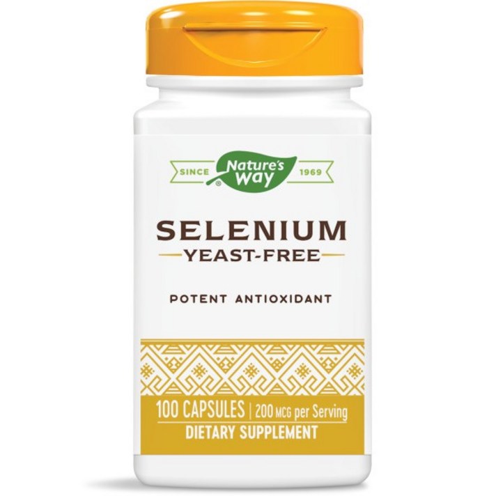 Nature's Way 셀레늄 200 mcg 캡슐, 100개입, 1개