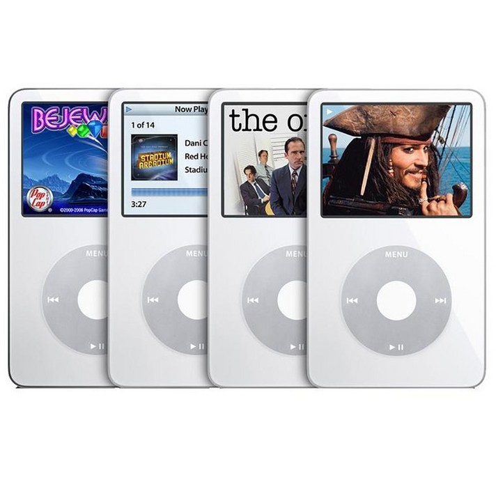 애플 아이팟 클래식 비디오 IPOD VIDEO (5th) 우유팟 업그레이드판 출시, 화이트, 아이팟 비디오30기가