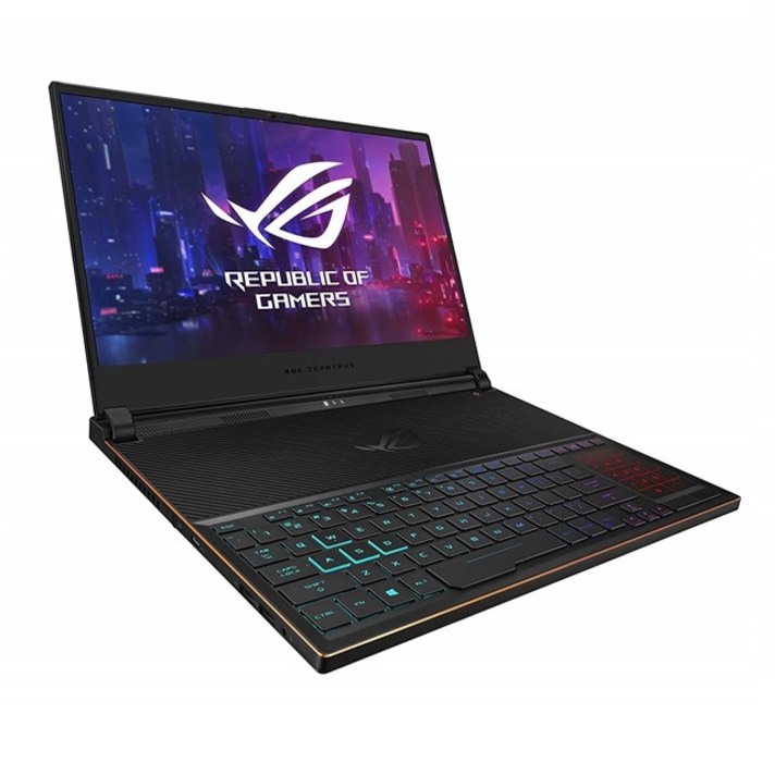 ASUS GX531GW-AB76 ROG Zephyrus S Ultra Slim Gaming Laptop 15.6 144Hz IPS Type FHD GeForce RTX 2070 i7-9750H, 단일색상, GX531GW-AB76 ASUS ROG Zephyrus S