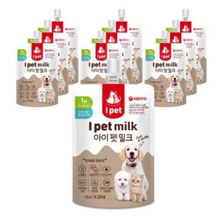 서울우유 아이펫밀크 130ml, 우유, 70개