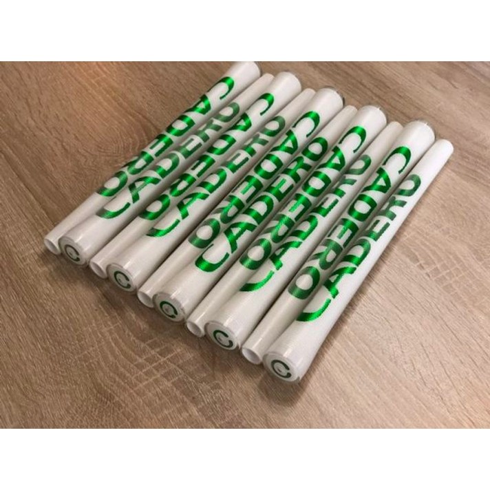 새로운 10 개 대 카데로 크리스탈 표준 골프 그립 부드러운 소재로 사용 가능한 10 색상, 흰색-녹색