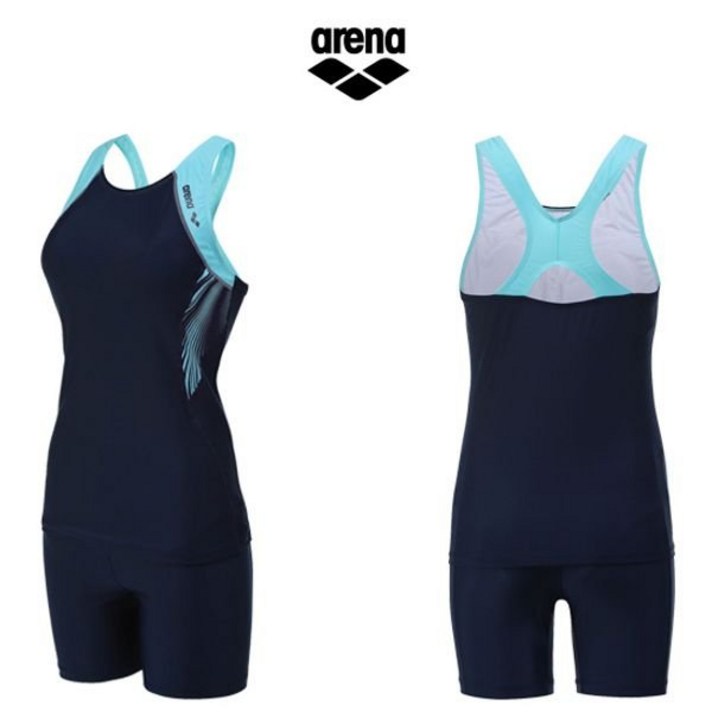 [갤러리아] 아레나여성 아쿠아로빅 수영복 AUFLS06NVY