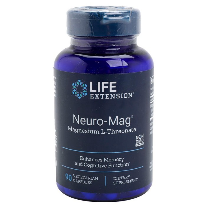 Life Extensions 뉴로 매그 마그네슘 베지테리안 캡슐, 90개입, 1개