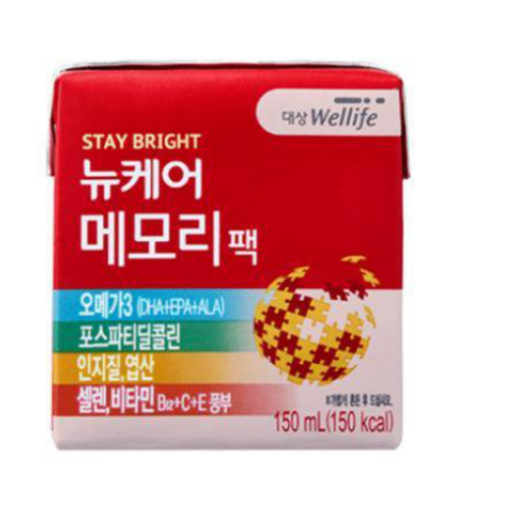 뉴케어 메모리팩 시니어 영양음료, 150ml, 96개