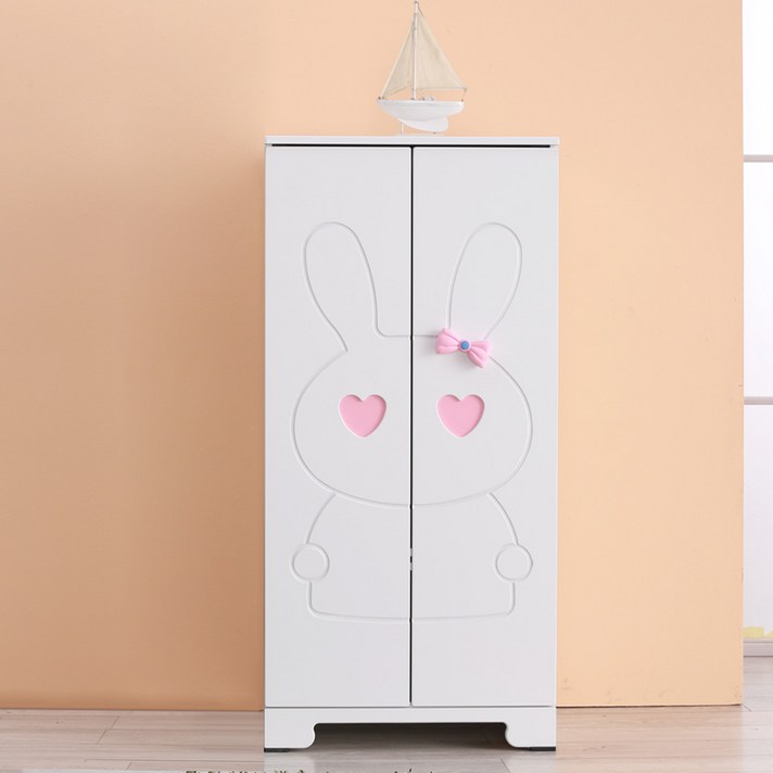 라샘 토끼 베이비장 주니어 아동 옷장 C580 IH0942, 토끼 옷장 C580-핑크