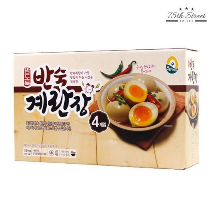 코스트코 밥도둑 반숙 계란장 400g x 4개 + 아이스박스 반찬, 1개