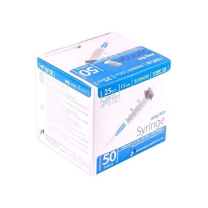 정림 멸균주사기/50cc 18g/일회용 주사기/주사기