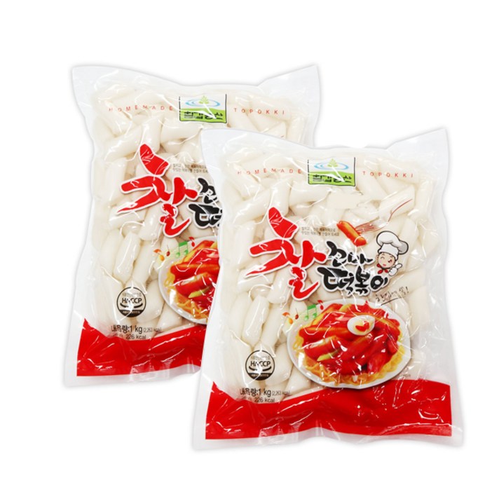 칠갑 찰꼬마떡볶이 1kg 10개박스, 10개