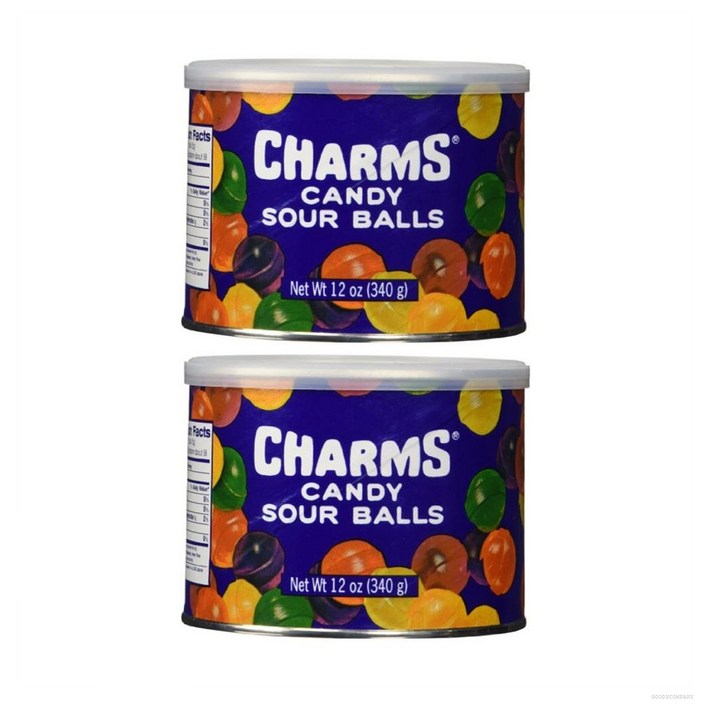 참스 Charms 캔디 사워 볼 12 oz 2팩, 1개