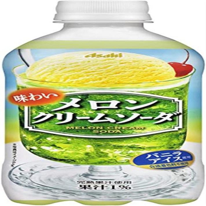 아사히 크림메론소다 탄산음료 500ml X 24개