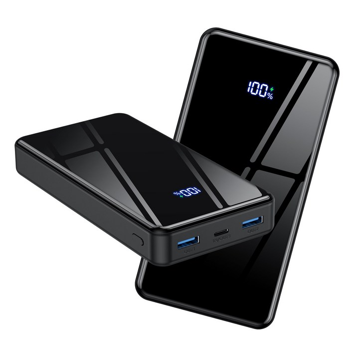 YINTO 대용량 보조배터리 고속충전 30000mAh PD 22.5W QC3.0 잔량표시 YINTO 대용량 보조배터리 고속충전 30000mAh PD 22.5W QC3.0 잔량표시