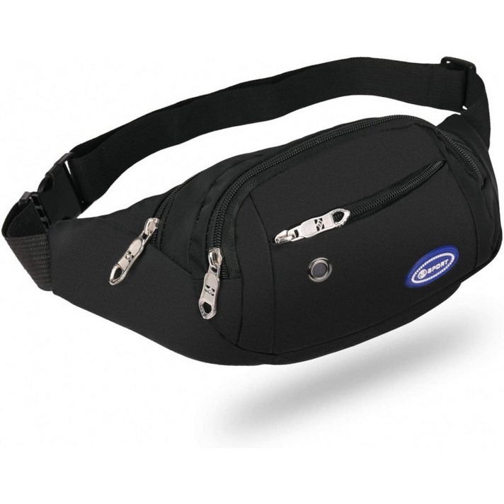 카텔루오 벨리백 남성 여성과 남성을 위한 벨리백 GÃ1/4rteltasche Black HÃ1/4fttasche 하이킹 달리기, 단일옵션