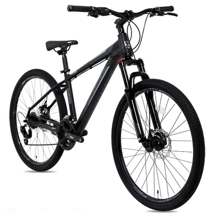 K2BIKE 2021 26인치 MTB자전거 로건2.1D 시마노21단 디스크 MTB 자전거, 로건2.1D 26인치 블랙+그레이 미조립+소형공구