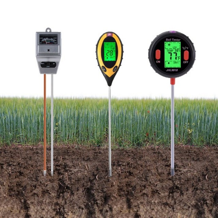 Soil Tester 토양 산도 PH 수분 측정기 테스트 광도 습도 온도 측정 3종, 2번