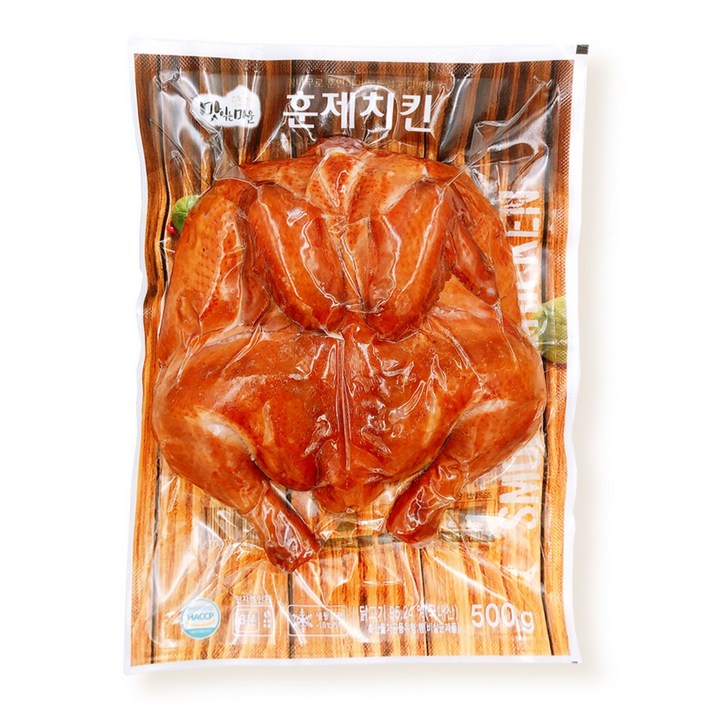 [맛익는마을]에어프라이어 국내산 훈제치킨 500g x 3팩