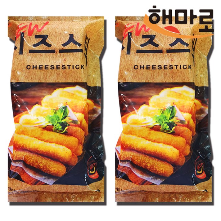 [퀴클리몰] 해마로 치즈스틱 1kg x 2개, 1개