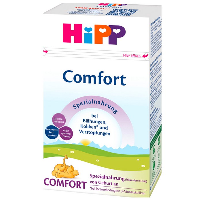 Hipp Infant formula Comfort 힙분유 신생아 우유 독일 발송 17.6oz (500g) X 6팩