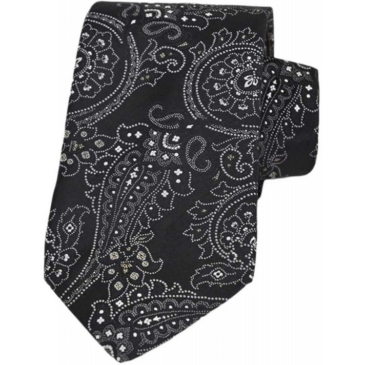 (에트로) ETRO 넥타이 6043 1 8.0 블랙 [병행 수입품]