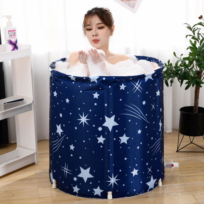 장바9니 욕실 접이식욕조 간이이동식 원룸반신욕기 야외목욕통, 이코노믹타입