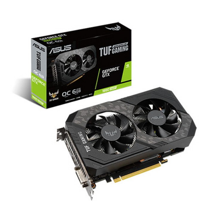 ASUS 지포스 TUF Gaming GTX 1660 SUPER O6G D6 6GB 그래픽카드, 선택하세요