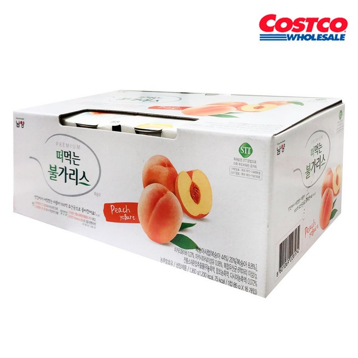 [퀴클리몰] 남양 떠먹는 불가리스 85g x 16 복숭아, 1개