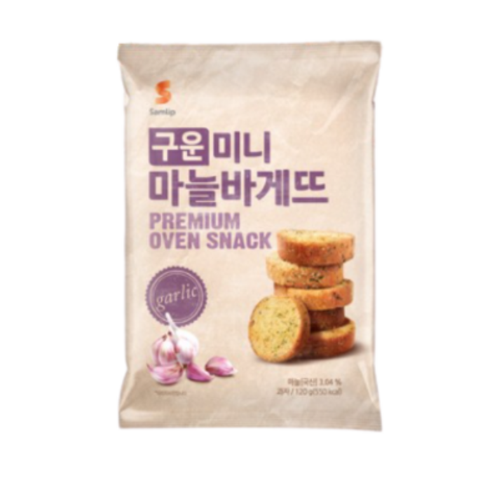 삼립 구운 미니 마늘 바게뜨, 120g, 24개