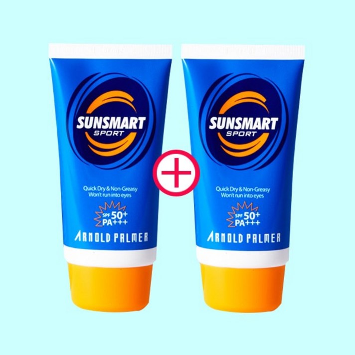 아놀드파머선크림 썬스마트 스포츠 60ml 1+1 한국콜마