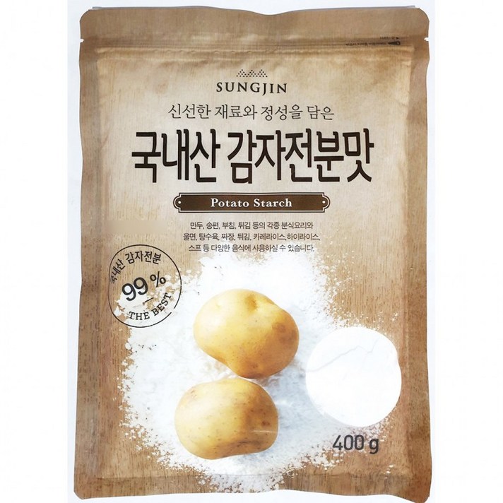 국내산감자전분맛(성진 400g)반품지 안내, 상세페이지 참조