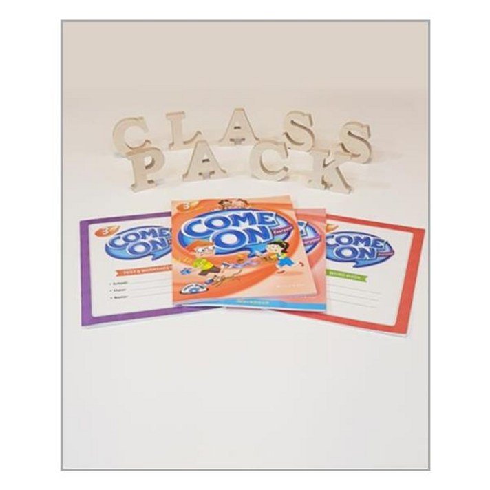 Come On Everyone 3 : Class Pack (Student Book + Workbook + Word book + Test