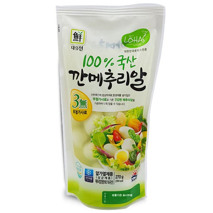 대림선 사조 깐메추리알 270g, 단품