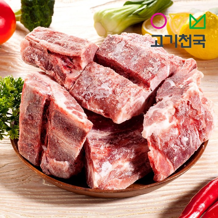 고기천국 돼지고기 목뼈, 3kg, 1개