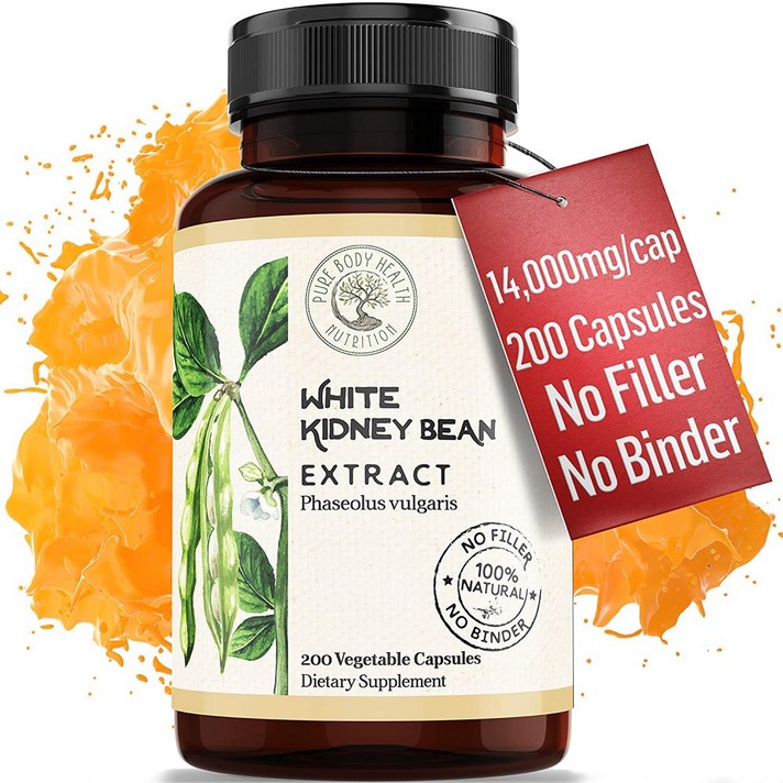 GreenXtract Carb Blocker 그린익스트렉트 카브 블로커 탄수화물 차단제 흰강낭콩 추출 200 정, 1개, 200정