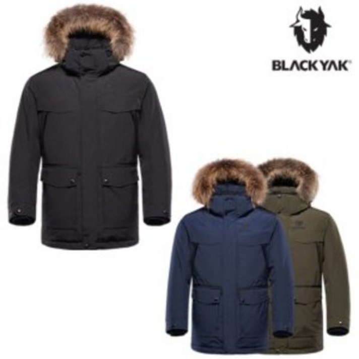 블랙야크 [BLACKYAK] 이월특가 남여공용 야상스타일 친환경 구스다운 L코디악다운자켓 3BYPAW9902