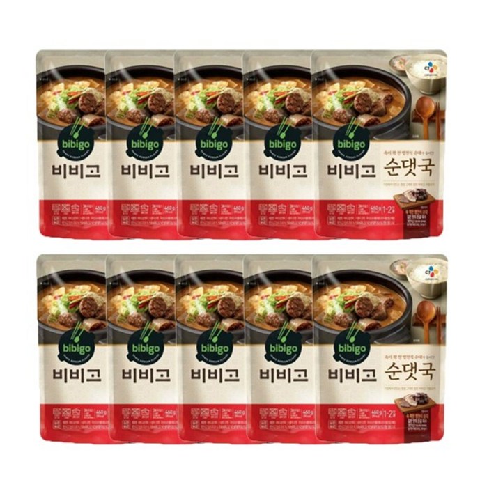 비비고 순댓국, 460g, 10개