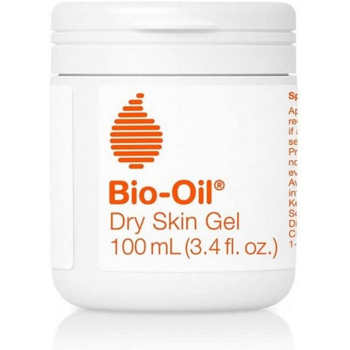 Bio-Oil Dry Skin Gel 3.4oz 전신 피부 모이스처라이저 고속 흡수 수분 진정제 및 비타민 B3 비첨가, 1