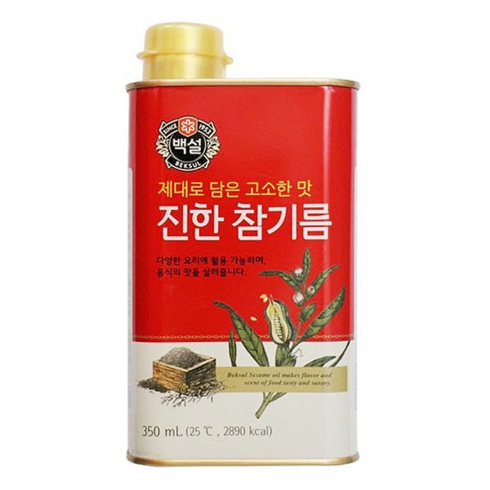백설 진한 참기름 350ml 1개