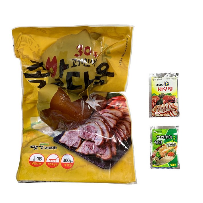 맛보고 족발다움 순살족발 300g이상+소스2종, 1개, 300g