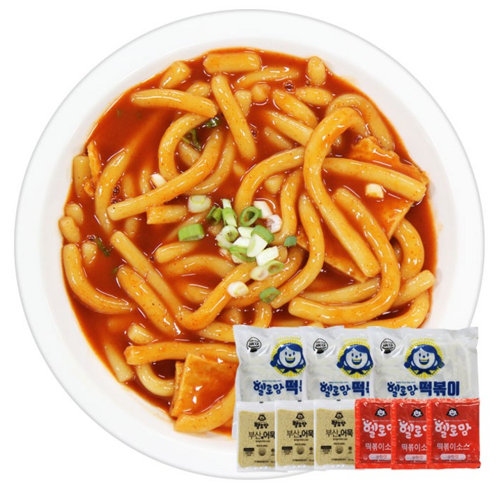 맘카페 입소문난 헬로맘누들떡볶이 420g x 3 (순한맛3), 1개