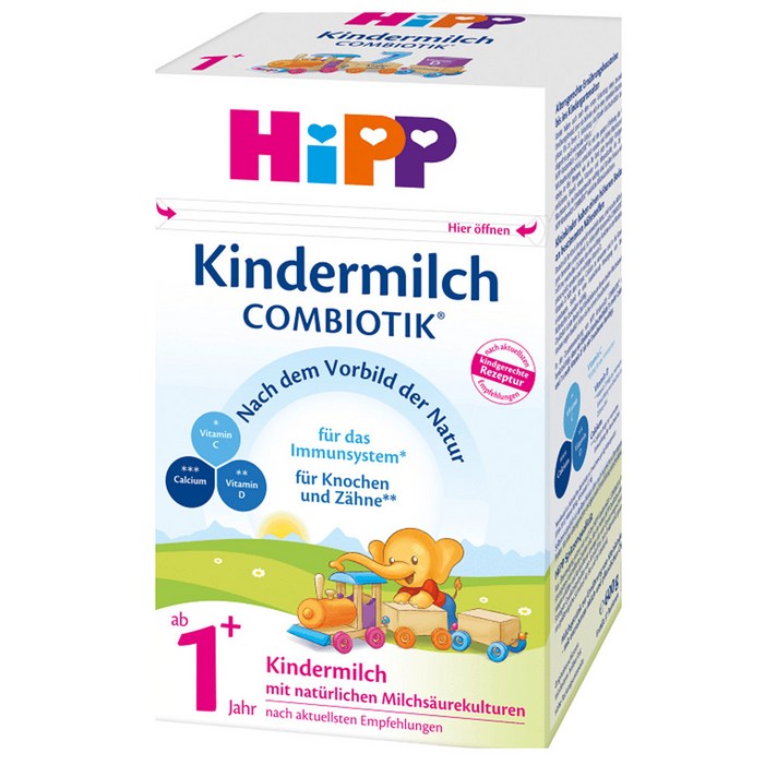 Hipp Children's milk Combiotik from 1 year 힙분유 12개월 아기 우유 독일 발송 21oz (600g) X 6팩