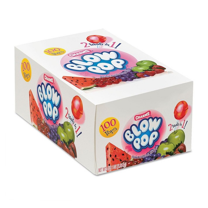 [1팩]Charms Blow Pop Assorted 100 ct 블로우 팝