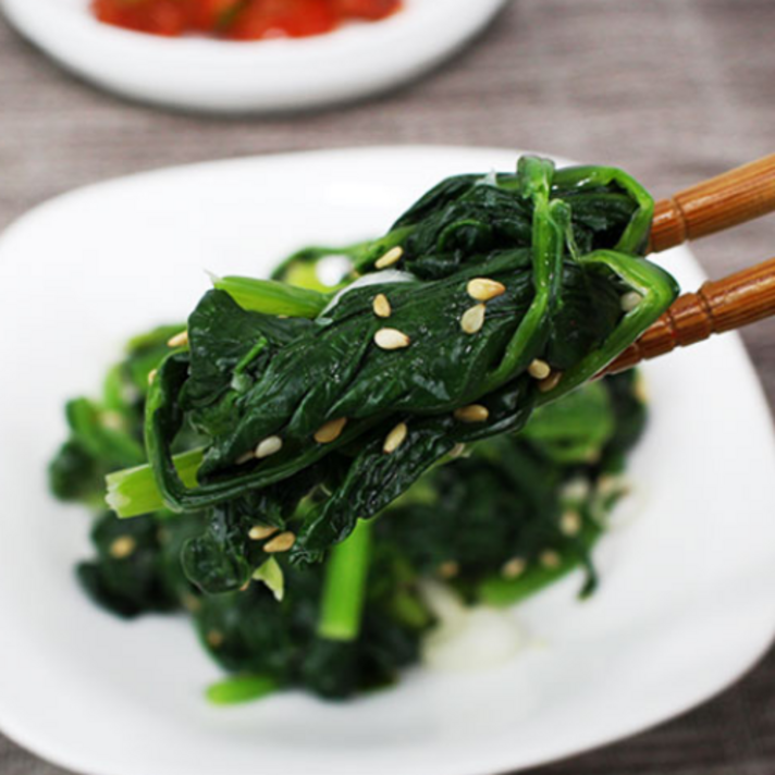 보름달식당 가정식반찬 수제반찬 골라담기 반찬 나물볶음 국 찌개 탕 모음 151종, 반찬 77. 시금치무침 180g*2팩