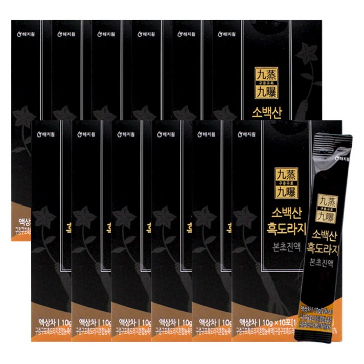소백산 흑도라지 본초진액 12박스(10gX총120포), 단품