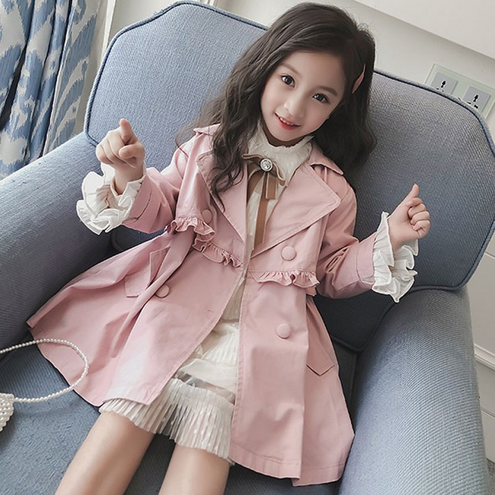 유아 어린이 봄 자켓 트렌치 코트 점퍼 t307